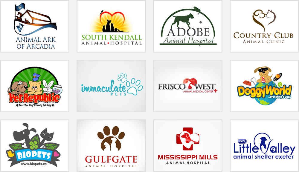 5 Adorable Pet Store and Service Logos 